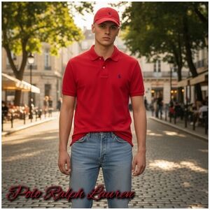 Polo Ralph Lauren Pima Soft Polo Med Shirt & Strapback Hat- Thompson Jeans 32x32